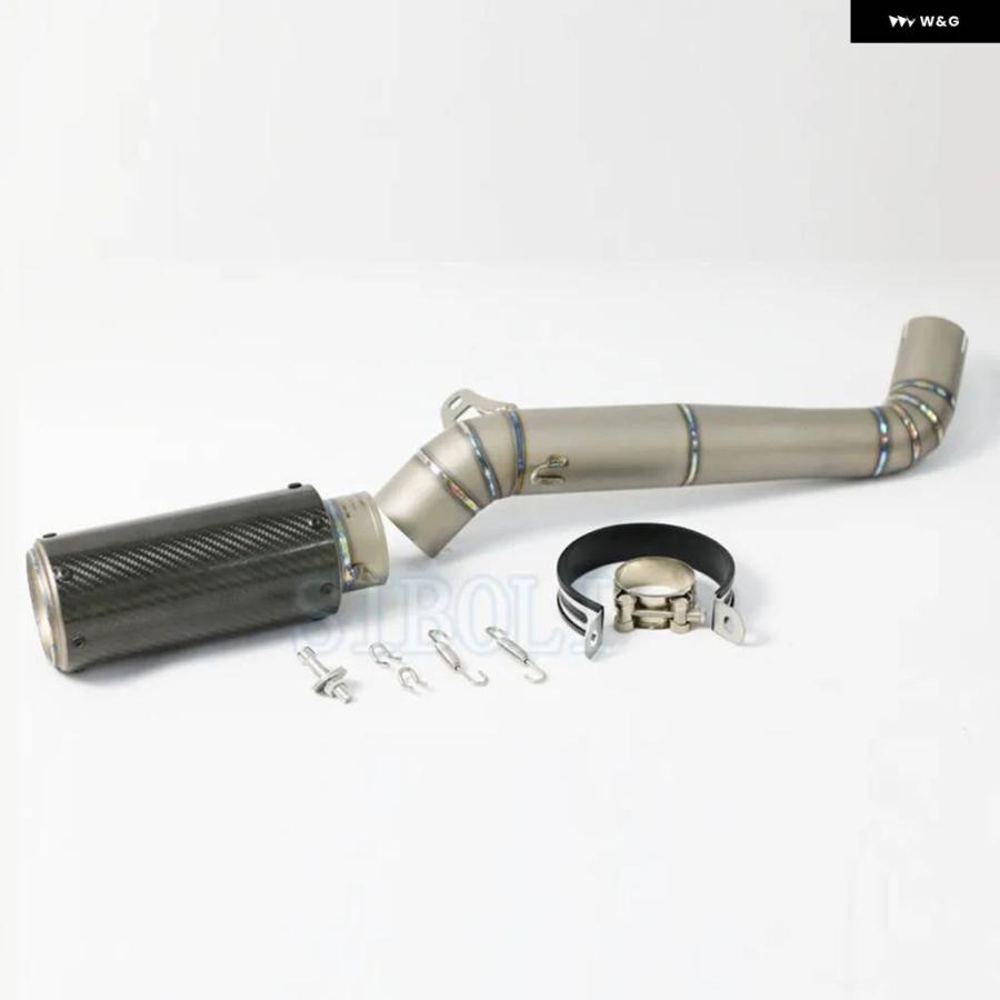 並行輸入品CBR1000 オートバイ マフラー カーボン排気 チタン パイプ ホンダ CBR1000RR 2008 2009 2010 11 12 2013 14 15 2016の画像