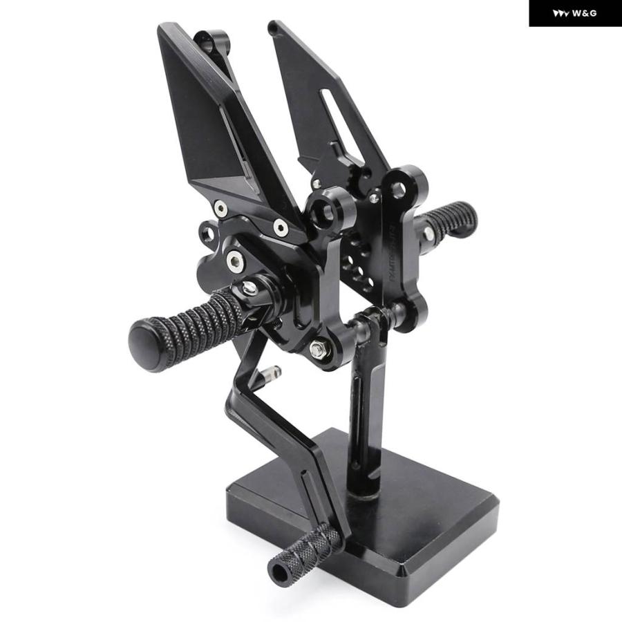 並行輸入品ヤマハ MT-09 MT09 V3 FZ-09 FZ09 2021 - 24 CNC アルミ リアセット フットペグ フットレスト リアセット フットペグ ペダルの画像