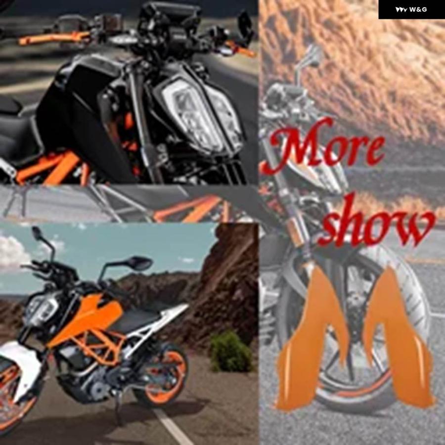 並行輸入品KTM DUKE 125 200 390 オートバイ オイル ガスタンク サイド フェアリング DUKE390 DUKE125 2017-2023 燃料タンクサイド パネル_9