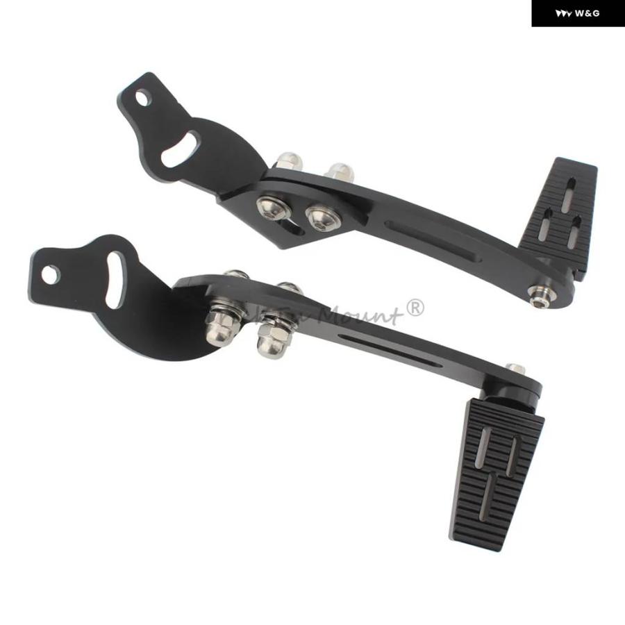 並行輸入品フットペグ フットレスト エクステンション フロアボードキット ペダル パッド 1組 CAN AM SPYDER RT 2010-2019_2