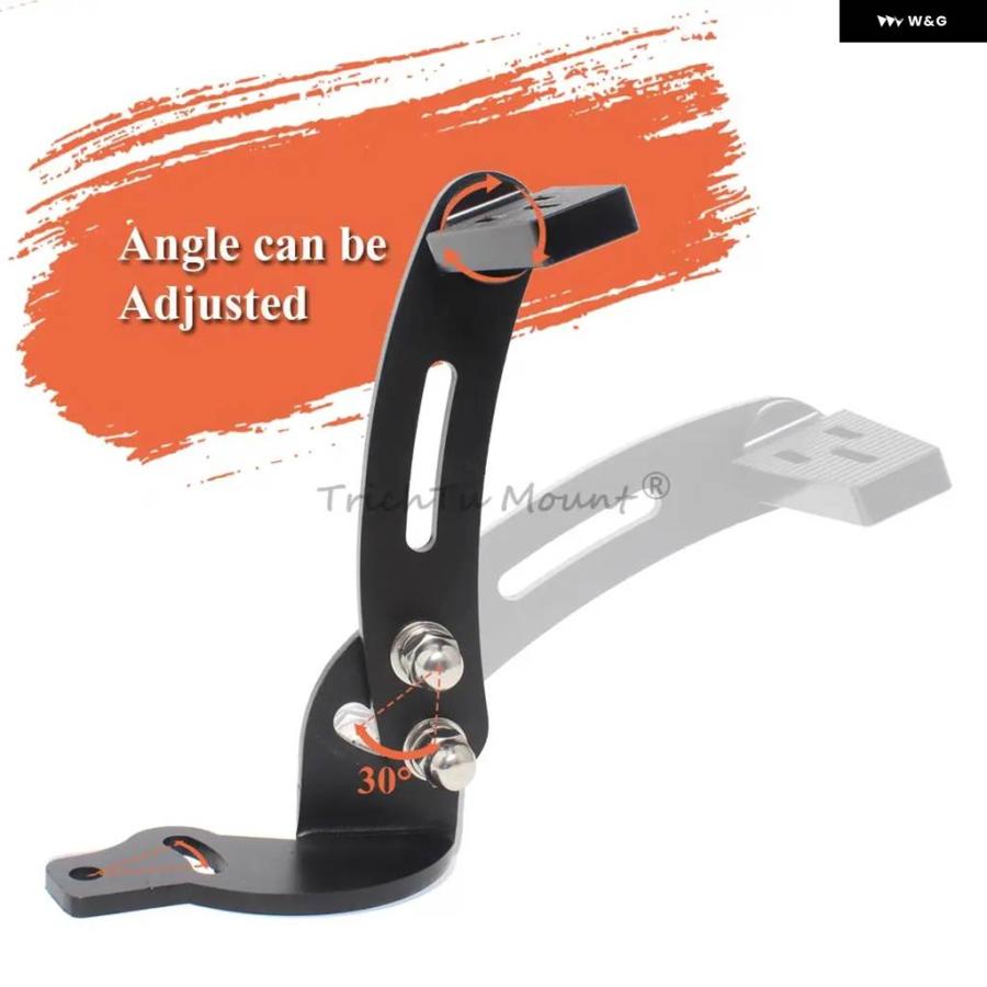 並行輸入品フットペグ フットレスト エクステンション フロアボードキット ペダル パッド 1組 CAN AM SPYDER RT 2010-2019_4