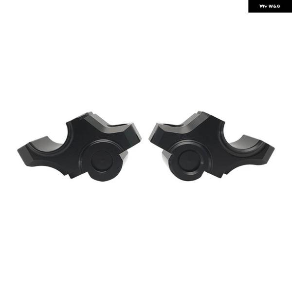 並行輸入品CNCアルミ ハンドルバー ライザー マウント ハンドルクランプ ヤマハ MT09 FZ-09 FZ09 XSR900 2012-2023 2022年 バイク アクセサリー用の画像