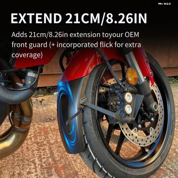 並行輸入品ヤマハ MT09 XSR900 トレーサー 2024 オートバイ フォワード フェンダー MT-09 SP トレーサー 9 エクステンション マッドガード ABSの画像