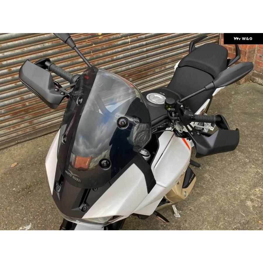 並行輸入品モトグッツィ V100 マンデッロ S 2023 2024 オートバイ ハンドガード シールド プロテクター フロントガラス