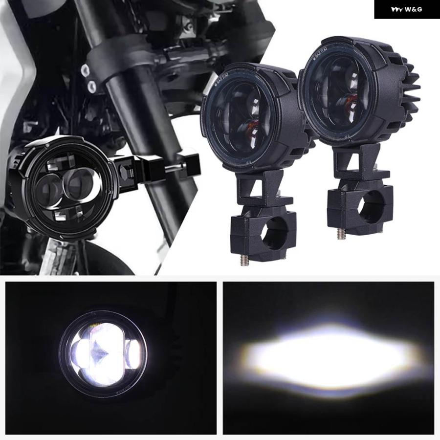 並行輸入品デューク125 250 390690 790 アドベンチャーR ホンダ アフリカツインCRF1000L オートバイ LED フォグランプ 補助運転灯の画像