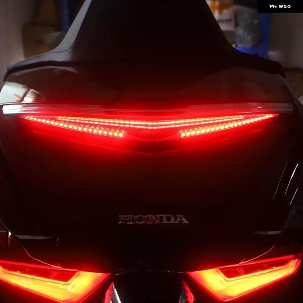 並行輸入品 ゴールドウイング バイク ABS トランク スポイラー LED レッドリアブレーキランプウィンカー ホンダ ゴールドウィング1800 GL18_9