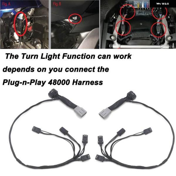 並行輸入品 ゴールドウイング バイク ABS トランク スポイラー LED レッドリアブレーキランプウィンカー ホンダ ゴールドウィング1800 GL18_10