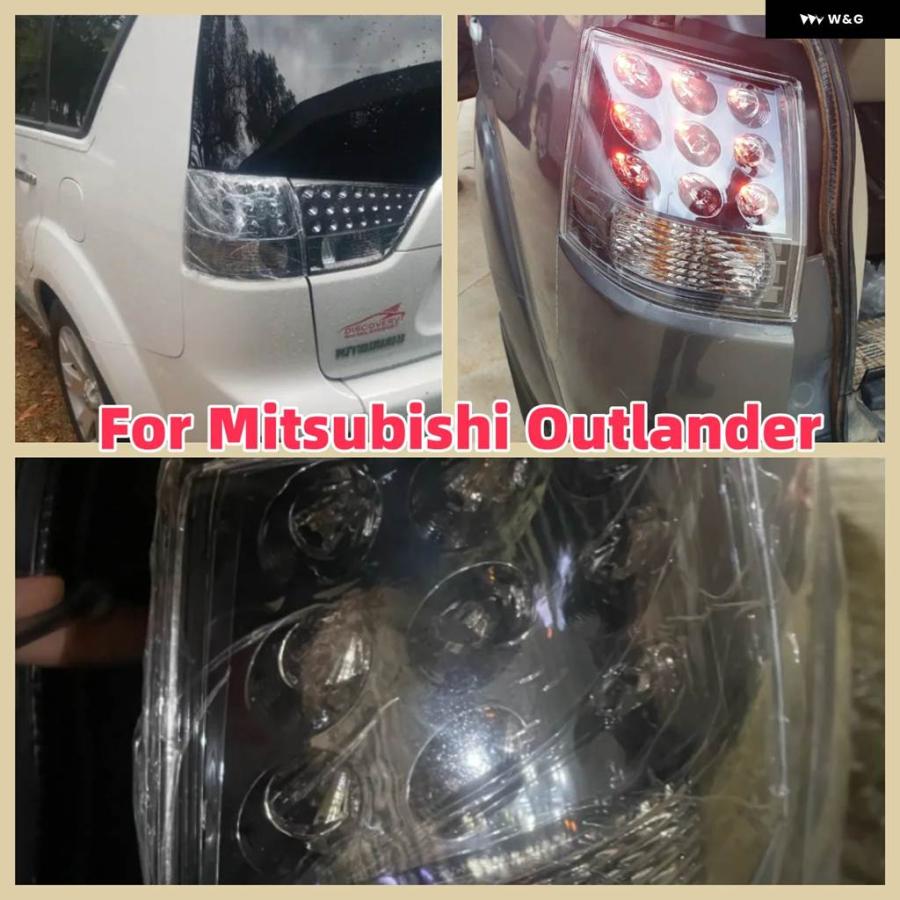 並行輸入品 リア テールライト アセンブリ 三菱 アウトランダー EX PHEV 2007 -2013 LED ストップブレーキ ウィンカー インジケーター ランの画像