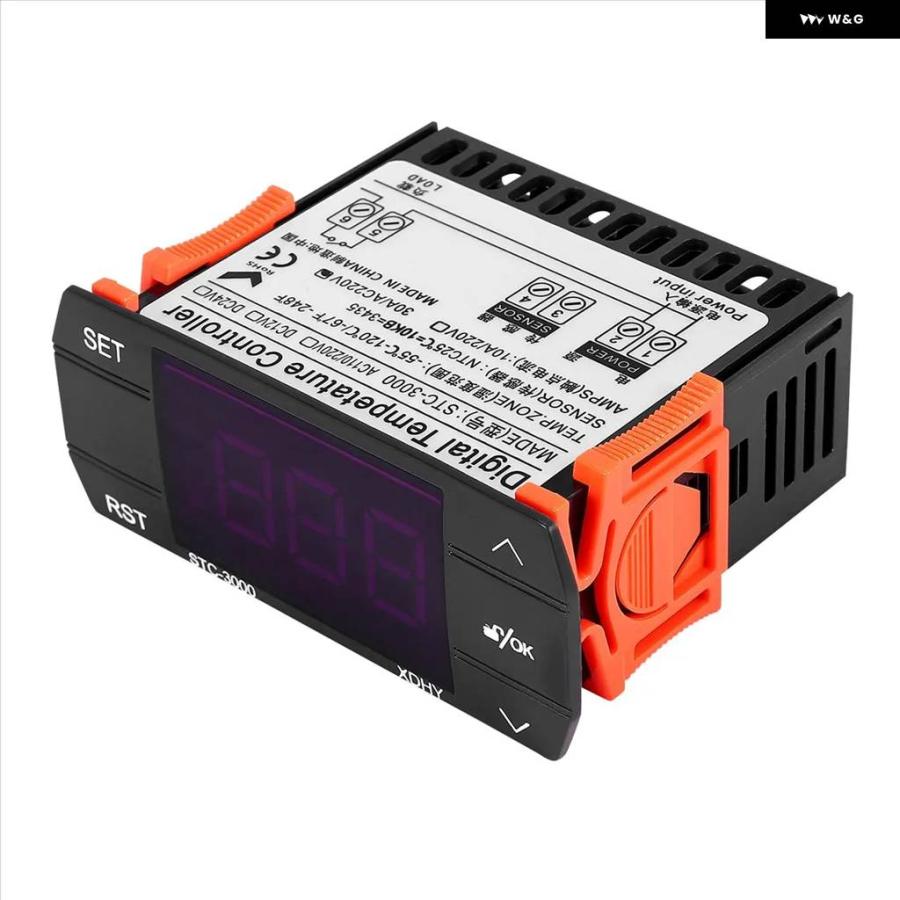 並行輸入品 STC-3000 110V-220V 30A プレス式デジタル温度