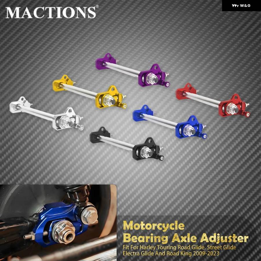 ブランド登録なし - 並行輸入品 自動二輪車 後押し ベアリング アクスルアジャスターキット ハーレー ツーリング ウルトラリミテッド エレクトラ 同盟罷業