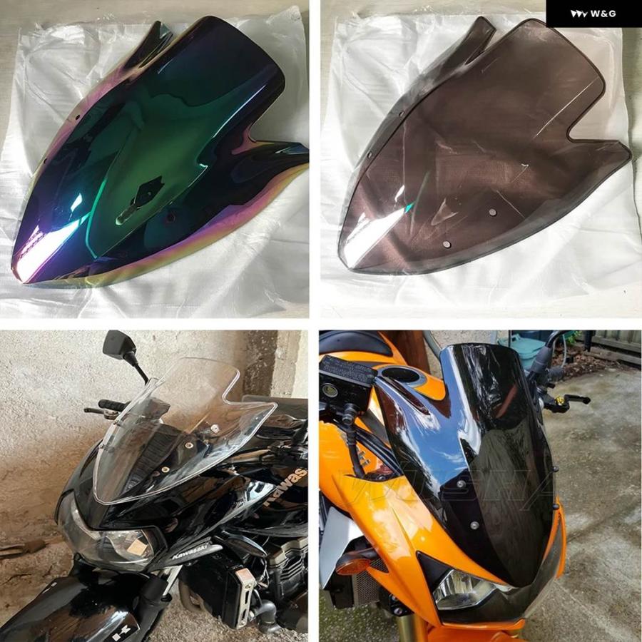 並行輸入品 オートバイ ウインドシールド ウインドスクリーン 2003 - 06 カワサキ Z1000 Z750 スモークの画像