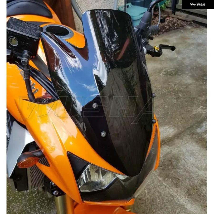 並行輸入品 オートバイ ウインドシールド ウインドスクリーン 2003 - 06 カワサキ Z1000 Z750 スモークの画像