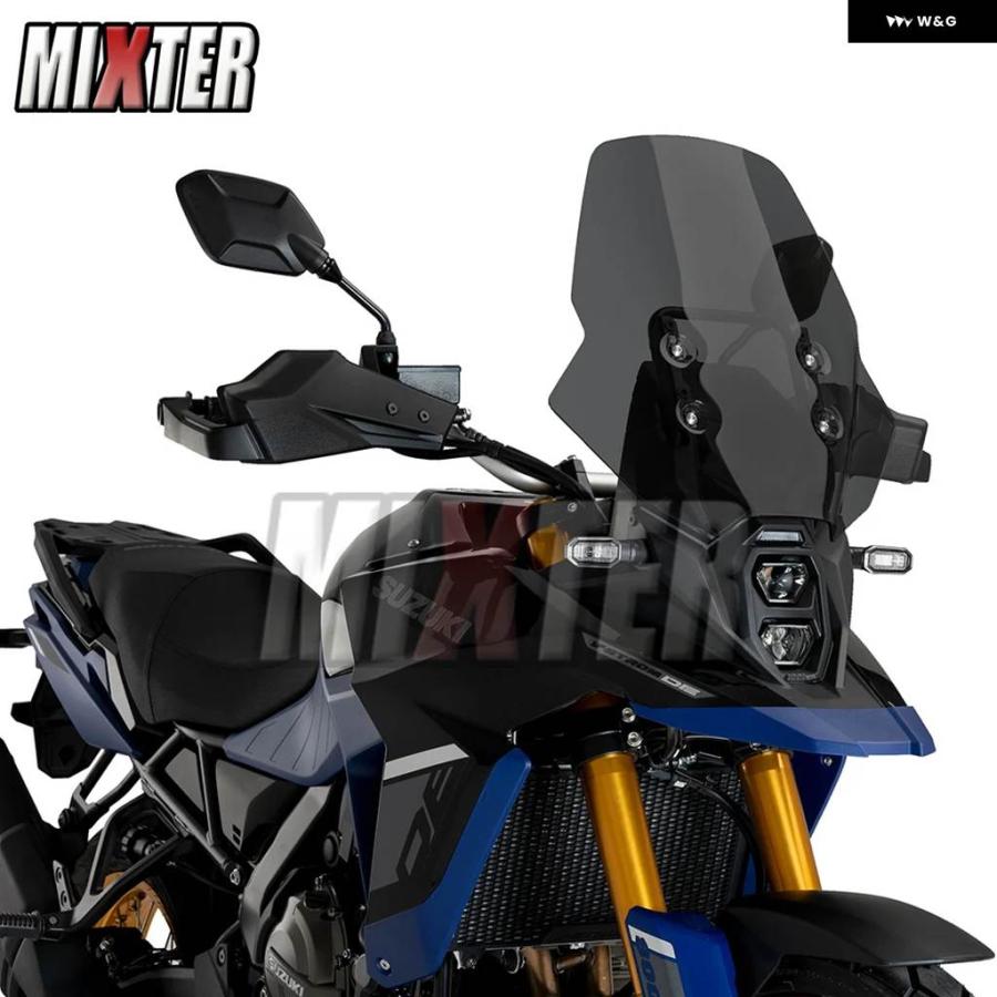 ブランド登録なし - 並行輸入品 DL800 SE DE TECH 2023 - 25 800DE 800SE 自動二輪車 運動競技 陳列箱遮蔽物 陳列箱映写幕 バイザー 陳列箱