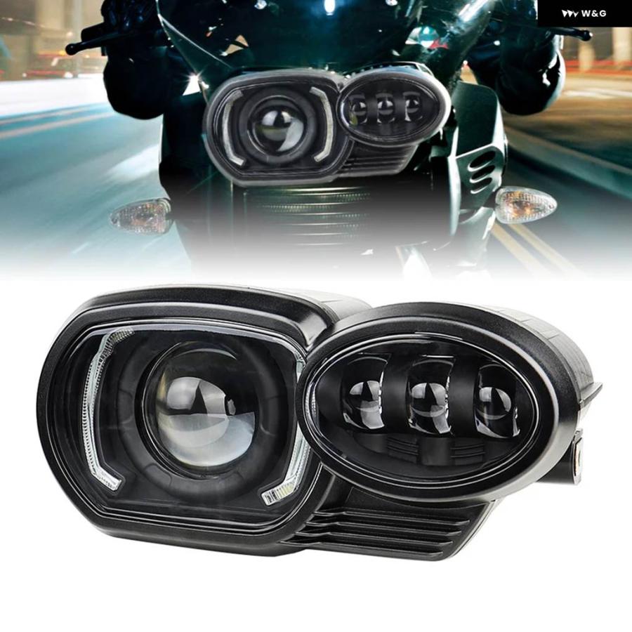 並行輸入品 K1200R ヘッドライト オートバイ LED ヘッドランプ DRL BMW K1200R 2005~2009 K1300R 2010~2013_2