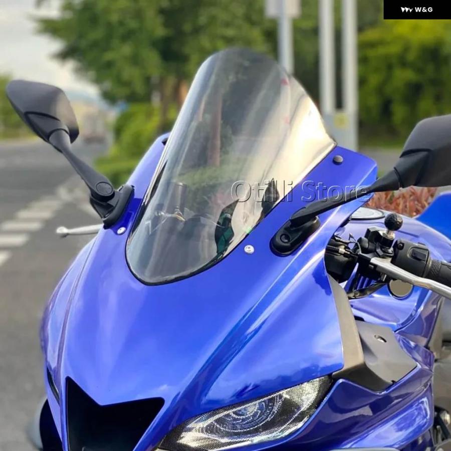 並行輸入品 オートバイ ウインドシールド ウインドスクリーン ヤマハ YZF R25 YZF R3 YZF-R25 YZF-R3 2019-2025 ウインドの画像