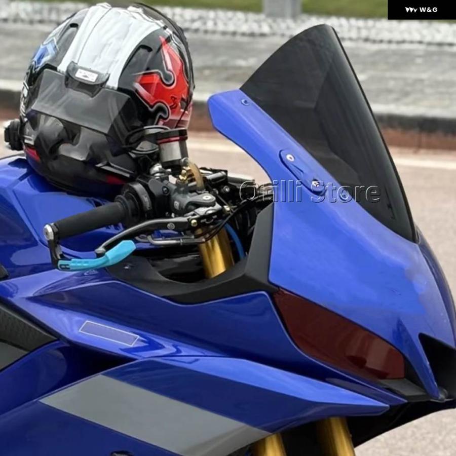並行輸入品 オートバイ ウインドシールド ウインドスクリーン ヤマハ YZF R25 YZF R3 YZF-R25 YZF-R3 2019-2025 ウインドの画像