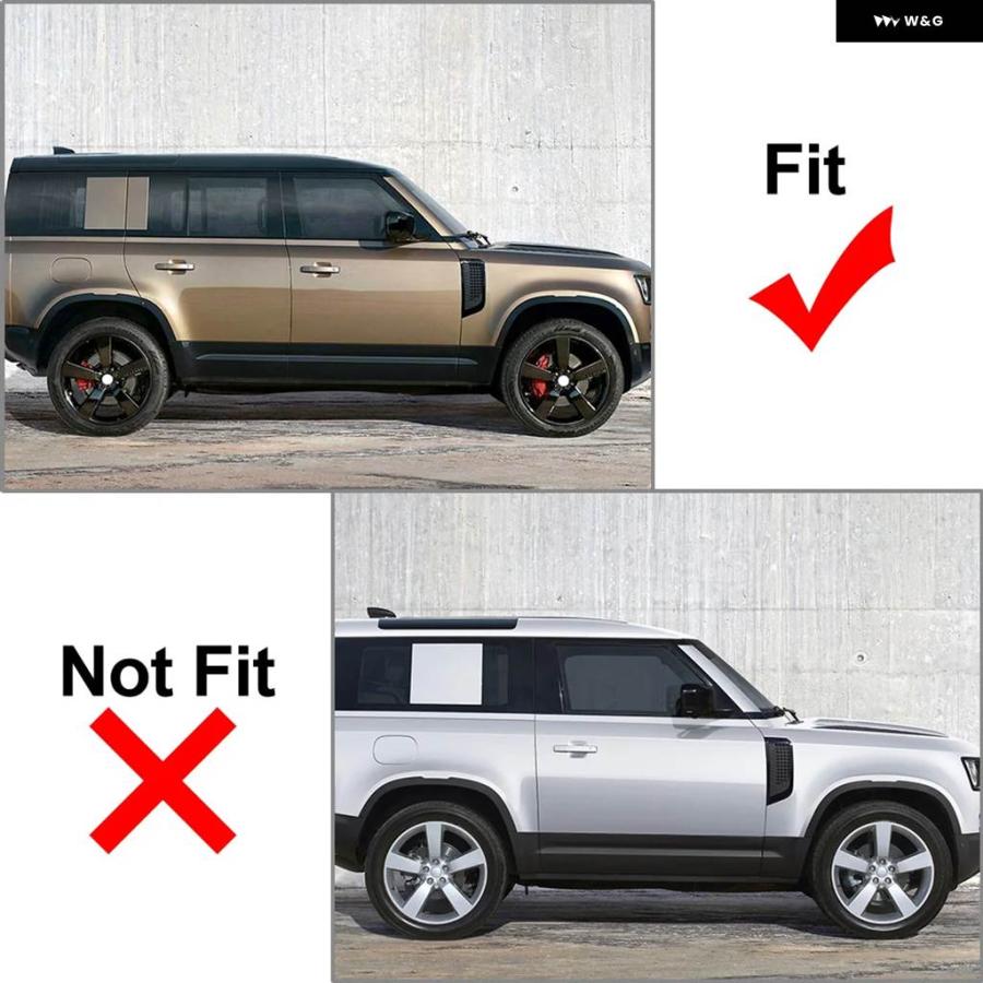 並行輸入品 ランドローバー ディフェンダー 90 110 2020 - 23 LR130587 LR130584 フロントフェンダーモールディング_3