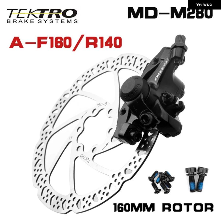 ブランド登録なし - 並行輸入品 MD-M280 お山 バイクディスクブレーキ 力学的 キャリパー IS PM F160 R160 MTB ラインプーリングディスク