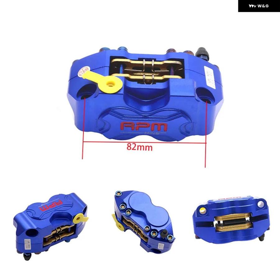 ブランド登録なし - 並行輸入品 RPM 自動二輪車小型ラジアルブレーキ キャリパー 82MM 4弁 高性能 ヤマハ ホンダ ディオ グロム MSX125