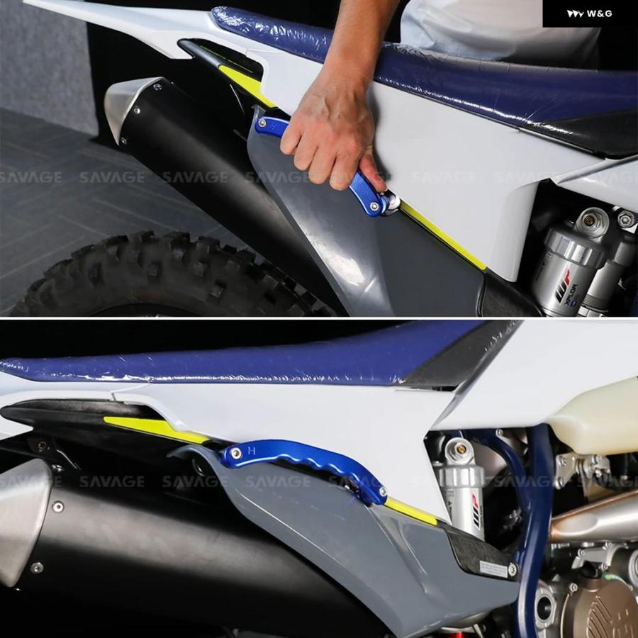 ブランド登録なし - 並行輸入品 リアグラブレールハンドル ハスクバーナ TE TC 150 250 300 FX FE FC 250 350 450 2018-2023 自動二輪車