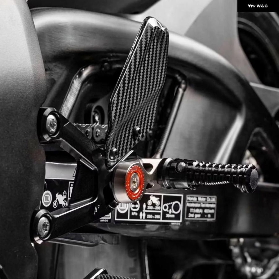 並行輸入品 ホンダ CBR1000RR CBR1000RR-R CBR1000RR 2020-2023 バイク カーボン レーシング リアセット フットペグ フットレス_3