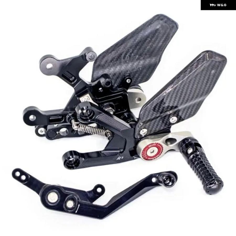 並行輸入品 ホンダ CBR1000RR CBR1000RR-R CBR1000RR 2020-2023 バイク カーボン レーシング リアセット フットペグ フットレス_6