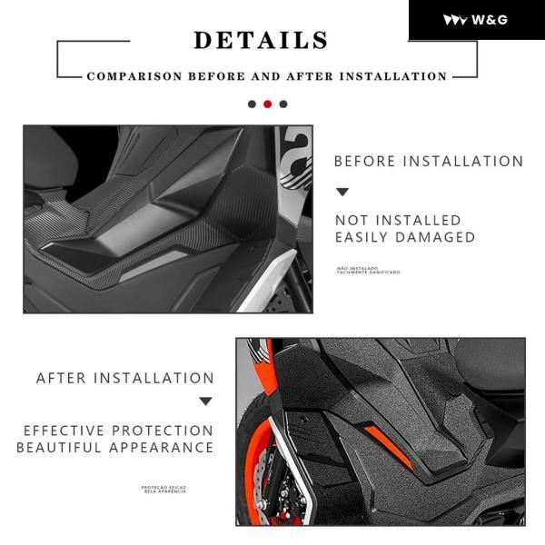 並行輸入品 SRGT 200 オートバイ バイク タンク パッド アーマー ステッカー フットペダル 厚型ゴム ステッカー アプリリア SR GT200の画像