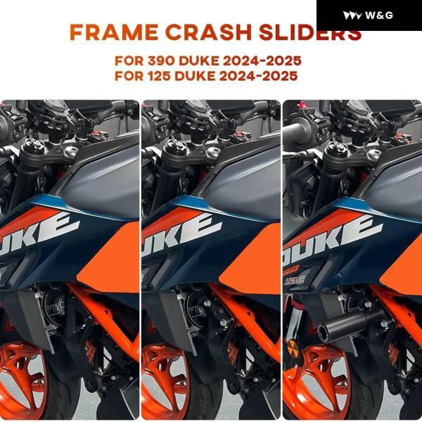 並行輸入品 390 DUKE 2024 2025 125 250 DUKE アクスルホイール スライダー フレーム クラッシュ スライダー スイングアーム スタンド スプール 390DUKE Dの画像