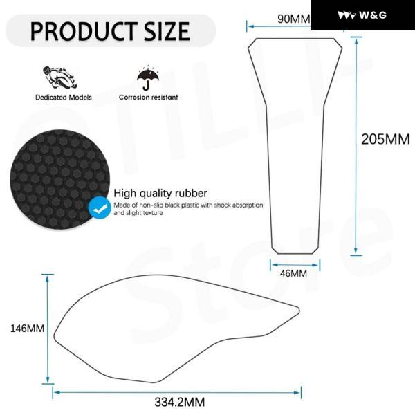 並行輸入品 デイトナ 675 /R 滑り止めタンク パッド ステッカー サイドガスニー グリップ トラクション パッド ストリートトリプル 765 R/RS 2013-2020 20_2