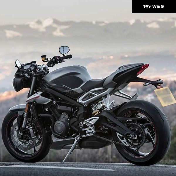 並行輸入品 デイトナ 675 /R 滑り止めタンク パッド ステッカー サイドガスニー グリップ トラクション パッド ストリートトリプル 765 R/RS 2013-2020 20_3