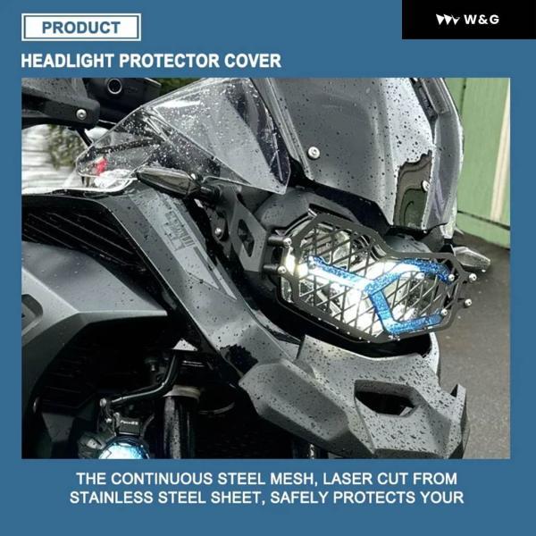 並行輸入品 4色 オートバイ バイク ヘッドライト プロテクター ヘッドライト ガードカバー グリル BMW F850GS F750GS F750 GS F850GS 2018-2023 2021 2022の画像