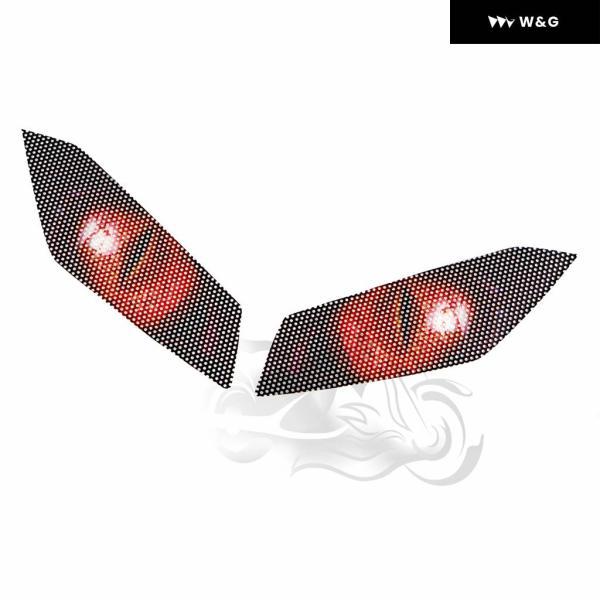 並行輸入品 ヤマハ 2017 - 2020 MT09 MT-09 オートバイ バイク ヘッドライト プロテクター ステッカー デカール 2018 2019 ヘッドライト デカールの画像