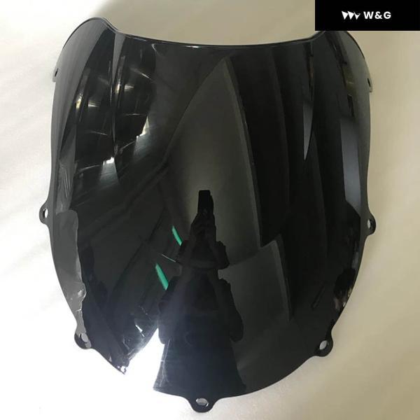 並行輸入品 1996-99 スズキ GSXR600 GSXR750 ウィンドスクリーン ダブルバブル 750 R SRAD ブラック イリジウム スモークの画像