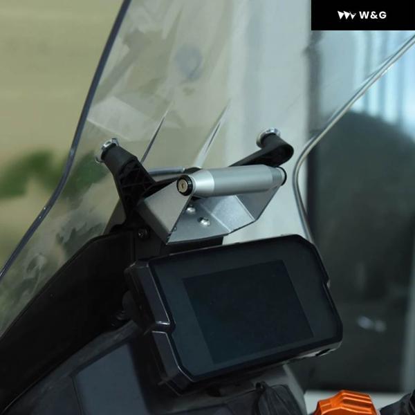 並行輸入品 オートバイ バイク 電話 ホルダー スタンド GPSナビゲーション マウント ブラケット 390 ADVENTURE 890 ADVR 2020 2021 790 ADVENTURE R S 201の画像