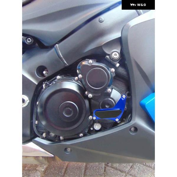 並行輸入品 CNC 右 エンジン クラッチカバー ガード クラッシュ パッド スライダー プロテクター スズキ GSXR GSX-R 600 750 GSXR600 GSXR750 1996-99_2