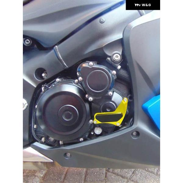 並行輸入品 CNC 右 エンジン クラッチカバー ガード クラッシュ パッド スライダー プロテクター スズキ GSXR GSX-R 600 750 GSXR600 GSXR750 1996-99_4