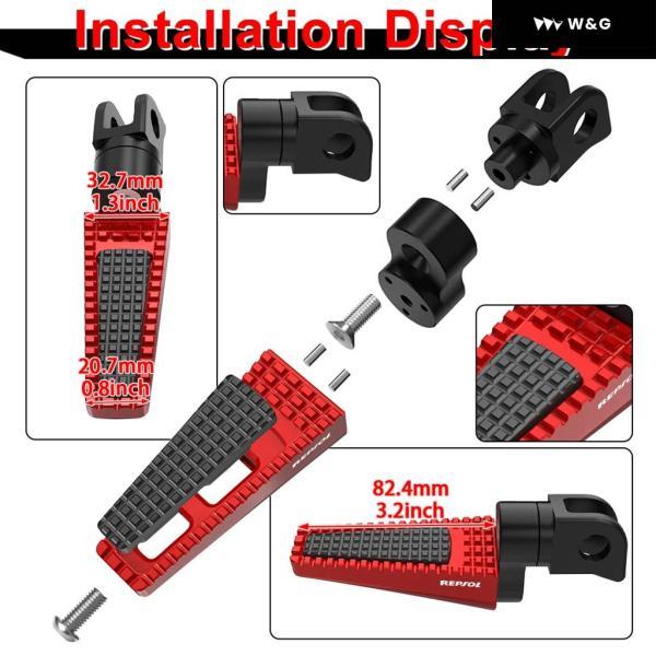 ブランド登録なし - 並行輸入品 自動二輪車 自動二輪車 向こう正面 フットレスト フットペグ ホンダ CBR600F CBR1000F CBR1000R ファイアブレード 30周年 不死化 フットペグ ペダル