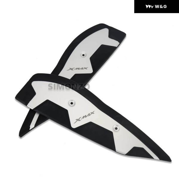 並行輸入品 XMAX 400 300 250 150 オートバイ バイク フロントリア ペグプレートペダルスキッドプルーフ フットレスト ヤマハ XMAX125 250 300 400 17-22の画像