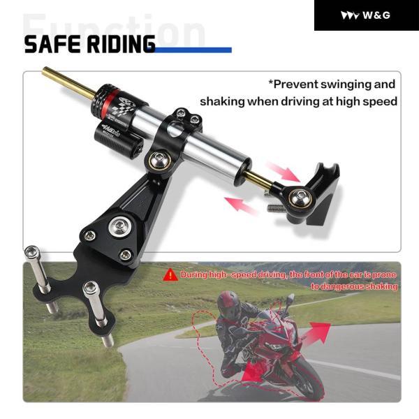 並行輸入品 オートバイ バイク ダンパー ブラケット キット ホンダ CBR650R 2019-2024 アクセサリー ステアリングスタビライザー ダンパー マウントの画像