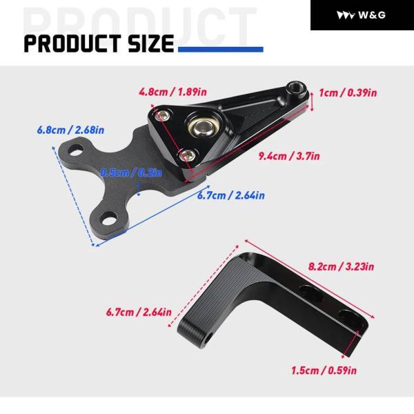 並行輸入品 オートバイ バイク ダンパー ブラケット キット ホンダ CBR650R 2019-2024 アクセサリー ステアリングスタビライザー ダンパー マウントの画像