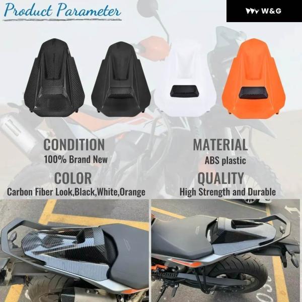 並行輸入品 DUKE 790 890 リアピリオンパッセンジャーシートカバー フェアリング カウルスタイラースポイラー KTM DUKE790 2018-2024 オートバイ バイク ア_4