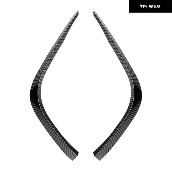 並行輸入品 フロントサイドスポイラー フォグライト カバー スプリッター エアベント トリム トヨタ カムリ SE XSE 2018-2020 2ピースの画像