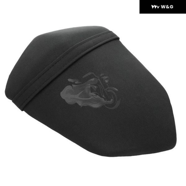 並行輸入品 2007 - 2012 カワサキ Z750 ZR750 ブラック オートバイ バイク アクセサリー リアシート パッセンジャー クッション ピリオン 2008 2009 2010_1