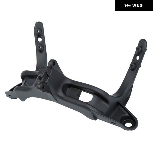 並行輸入品 ブラックフロントアッパーステー フェアリング ブラケット スズキ GSX-R750 2004-2005 オートバイ バイク アクセサリーの画像