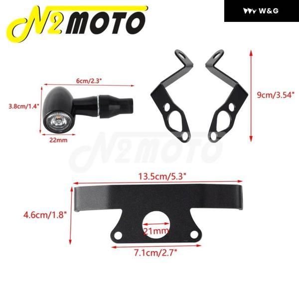 並行輸入品 オートバイ バイク BULLET 3IN1 LED ウィンカー テールライト DRL マウント ブラケット 付き ハーレー スポーツスター S RH1250S 21年以降 フロ_1