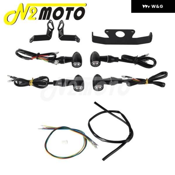 並行輸入品 オートバイ バイク BULLET 3IN1 LED ウィンカー テールライト DRL マウント ブラケット 付き ハーレー スポーツスター S RH1250S 21年以降 フロ_2