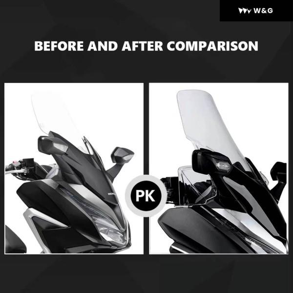 並行輸入品 ホンダ FORZA350 2021-2025 125 2019-2022 300 2021-2022 オートバイ バイク フロントガラス ハンドガード フロントウィンド ディフレクター パ