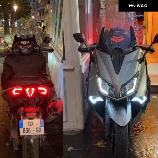 t-max530 2012年フロントリアテールライトセット 並行輸入品 2012 - 2016 TMAX530 T-MAX 530 LED フロントウィンカー