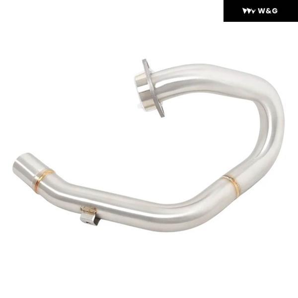 並行輸入品 フロント パイプ スズキ DRZ 400 S/E/SM 2002-2023 オートバイ バイク 排気ヘッダーリンク チューブ ステンレス コネクトマフラー サイレンサーの画像