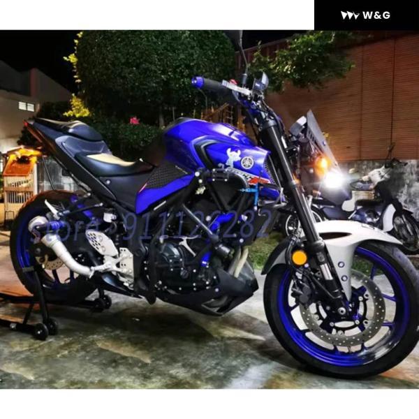 並行輸入品 オートバイ バイク 排気 エスケープ カスタム マフラー ミドルリンク パイプ ガスケット付き スリップオン ヤマハ YZF-R3 R3 R25 MT-03 MT03 Rの画像